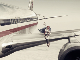 Illustration for article titled Artist turns his grandmother into a superhero to cheer her (and us) up